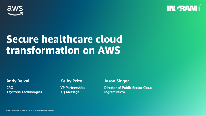 Secure healthcare cloud transformation on AWS